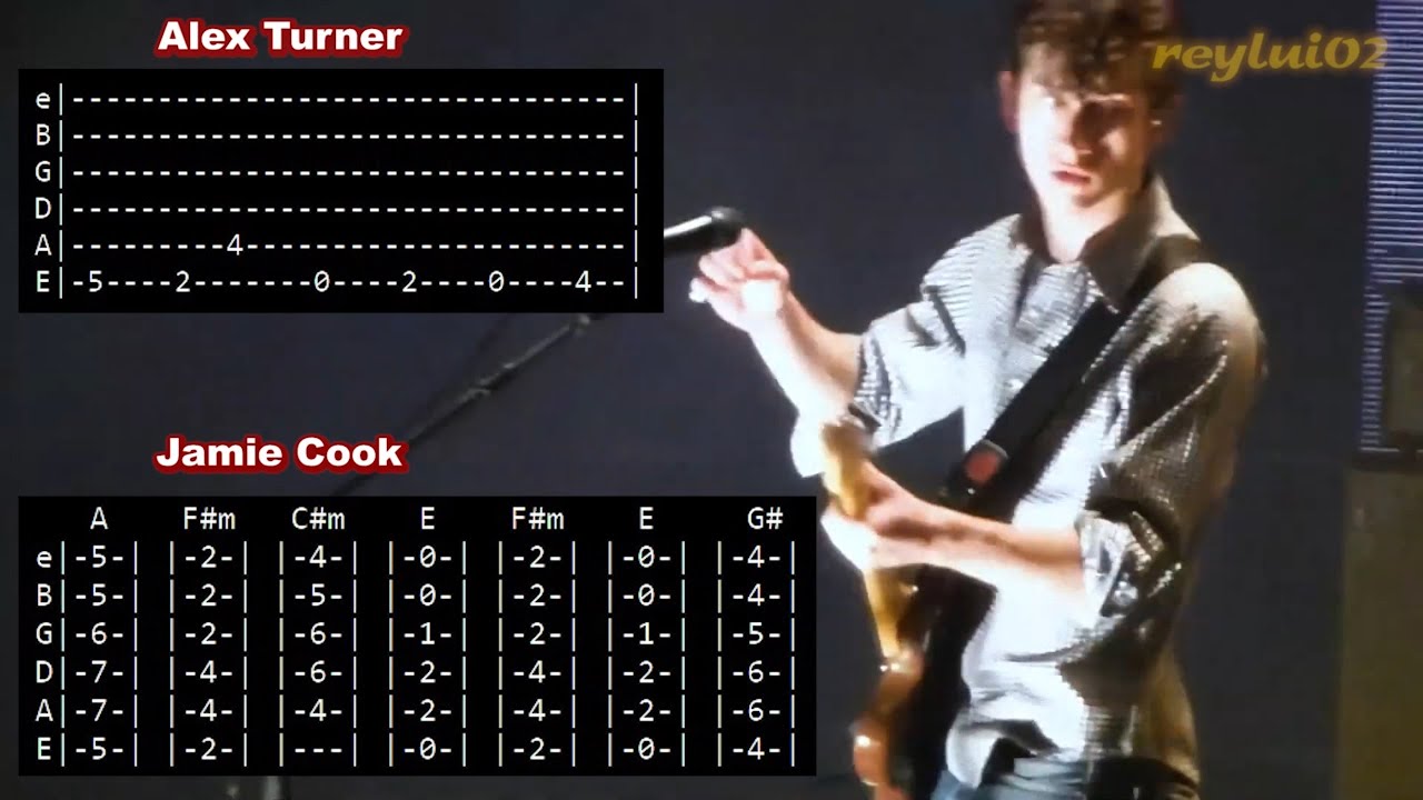 Dance Little Liar - Live Guitar Tutorial (with Jamie's Solo) [TABS] - Arctic Monkeys