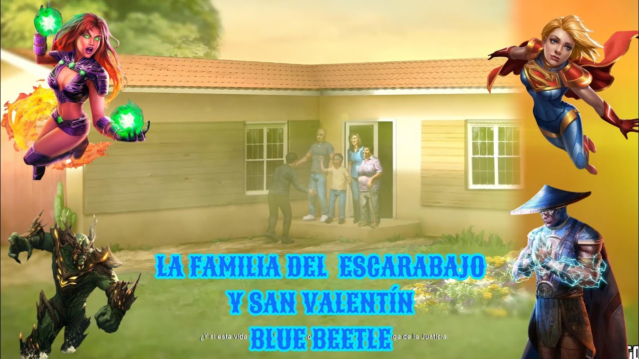 LA FAMILIA DEL ESCARABAJO Y SAN VALENTINE - #Injustice2 Capitulo 25 