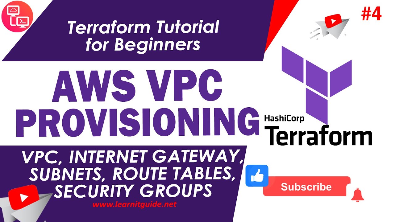 Terraform Tutorial 4 - Create AWS VPC using Terraform | AWS Cloud Provisioning