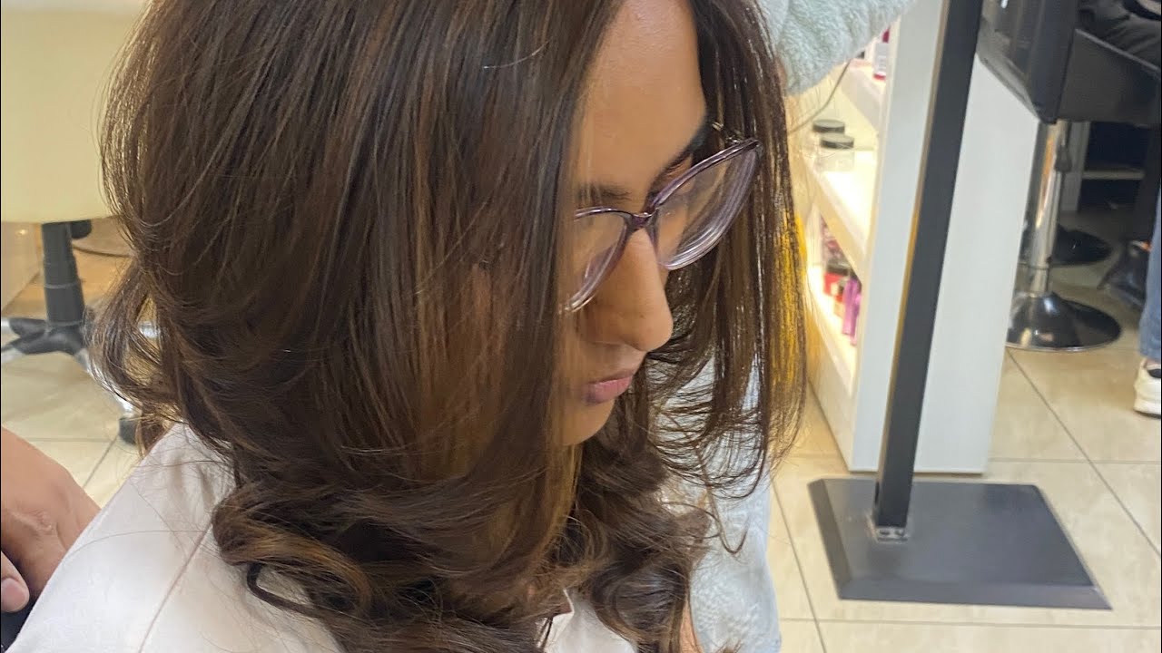 How to do Long face Framing layers Haircut 