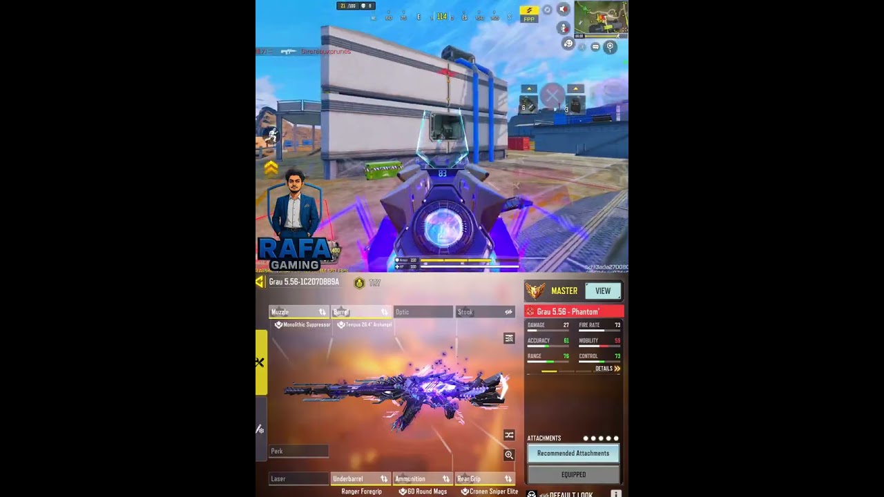 Best Loadout For br Mythic Grau 5.56 CODM