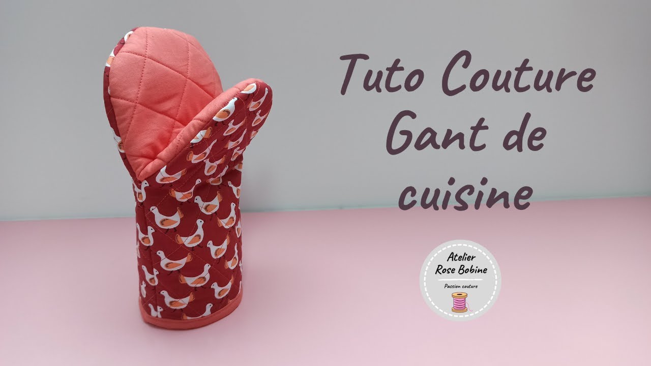 Comment coudre une patte à four, une main chaude, une menotte, une manique ou gant de cuisine ?