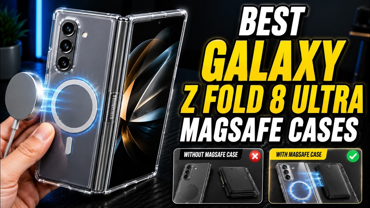 Топ-7 лучших чехлов с MagSafe для Galaxy Z Fold 8 Ultra!