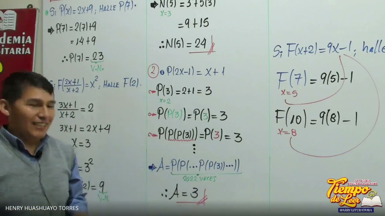 Apaico- Algebra - semana 2 - Tiempo de leer