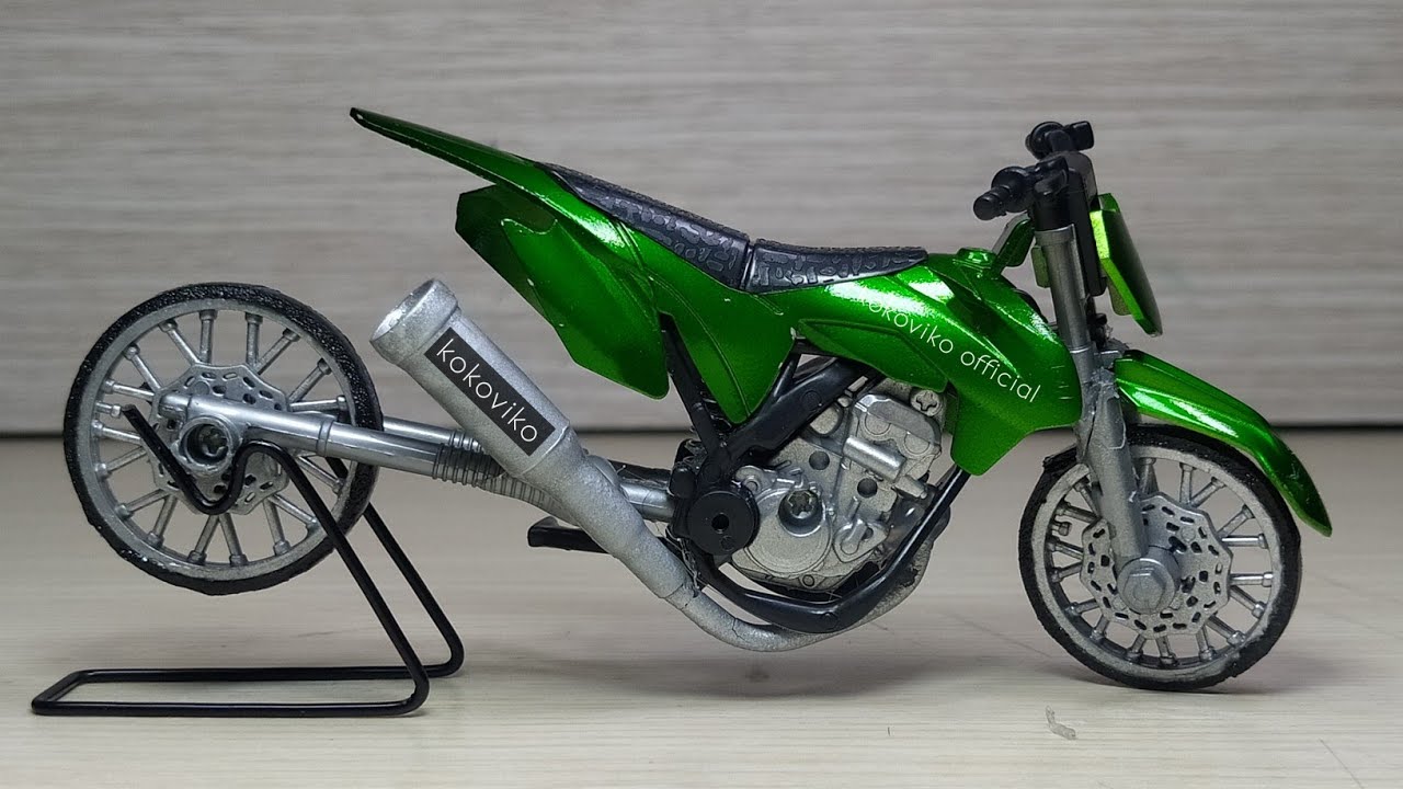 Cara Membuat Miniatur Surex Long Arm dari Motor Trail model Terbaru