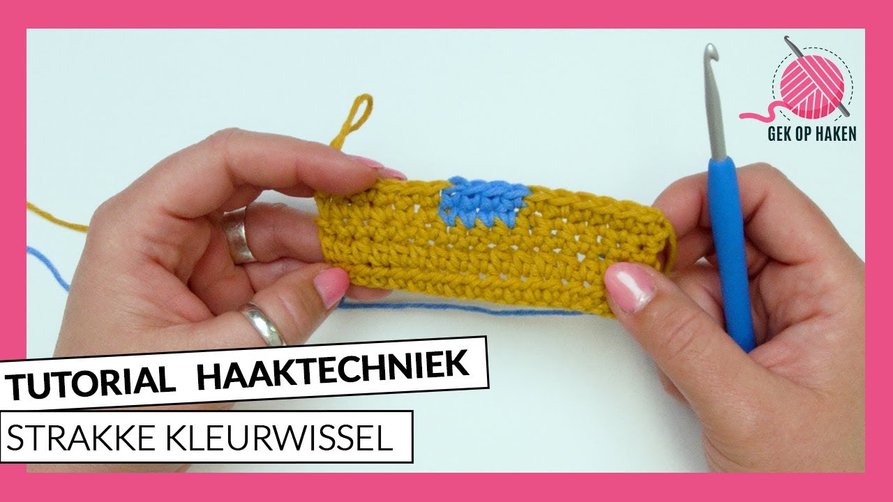 Strakke kleurwissel - tutorial haaktechniek | Gek op Haken