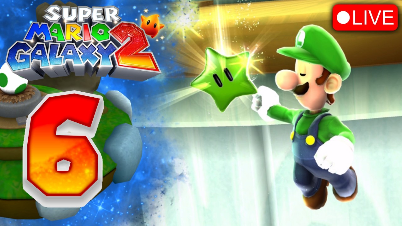 STELLE VERDI 1 - Super Mario Galaxy 2 - Parte 6 - ITA - LIVE 🔴