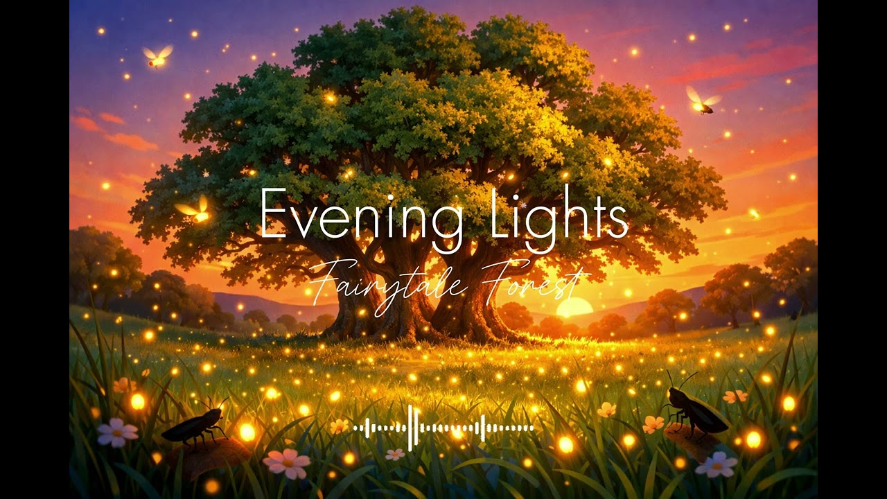 Evening Lights: Fairytale Forest with Magical Music | KidsCartoons