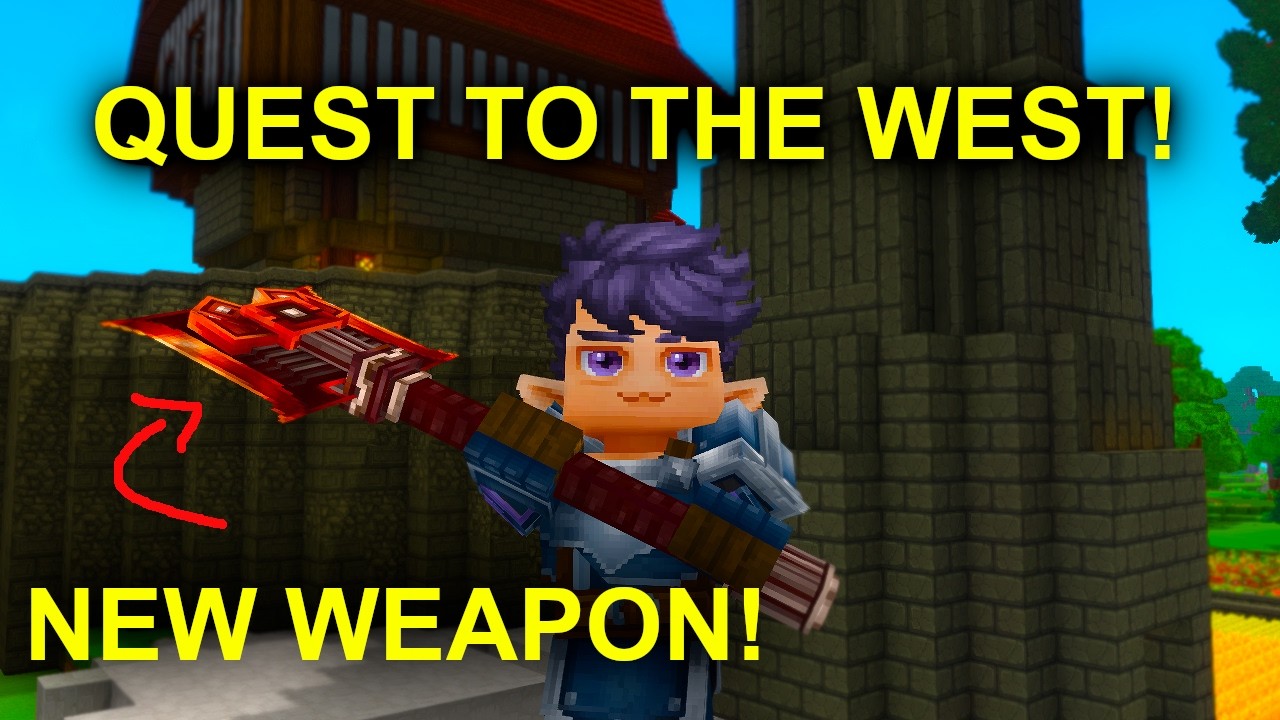 A QUEST TO THE WEST! Hytale Let's Play Episode 21