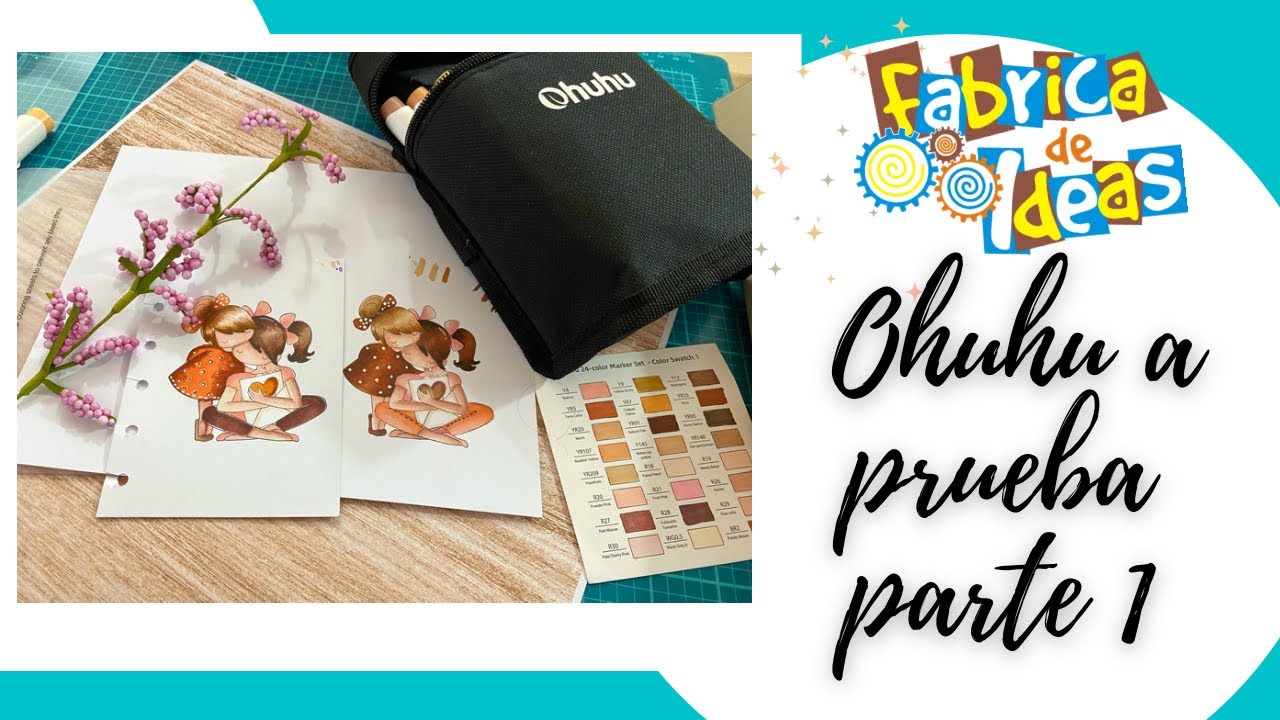 Pruebo Rotuladores Ohuhu | Primeras impresiones | Set piel x 24 tonos | Parte 1 | Coloreo Sello