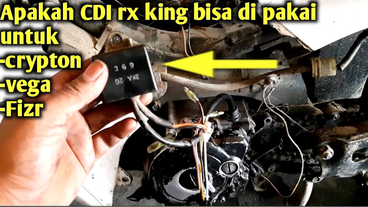Merubah jalur CDI crypton pakai CDI Rx king
