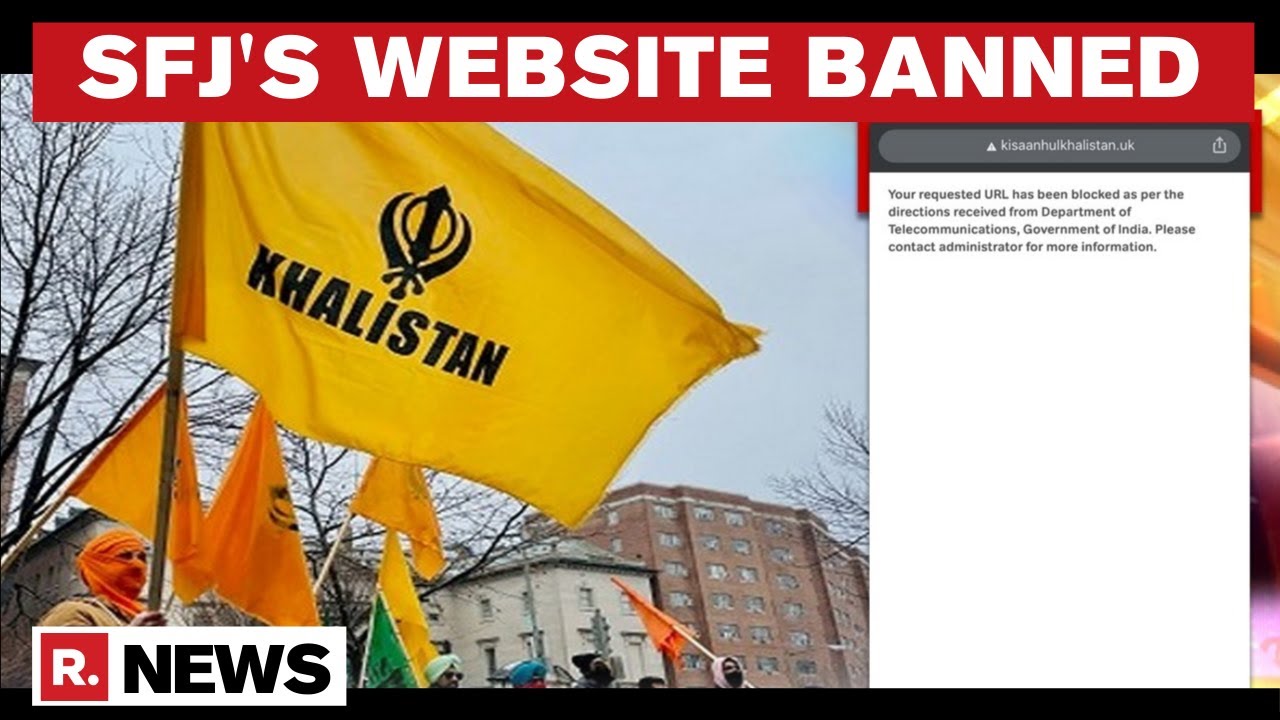 Pro-Khalistan Outfit SFJ's Website Banned By Govt Of India Just Four Days After Its Launch