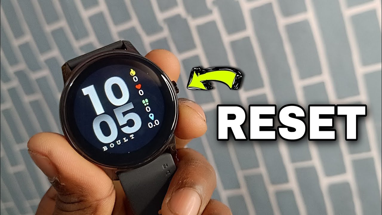 How To RESET Boult Cosmic R Smartwatch - Boult Cosmic R RESET 👍😊