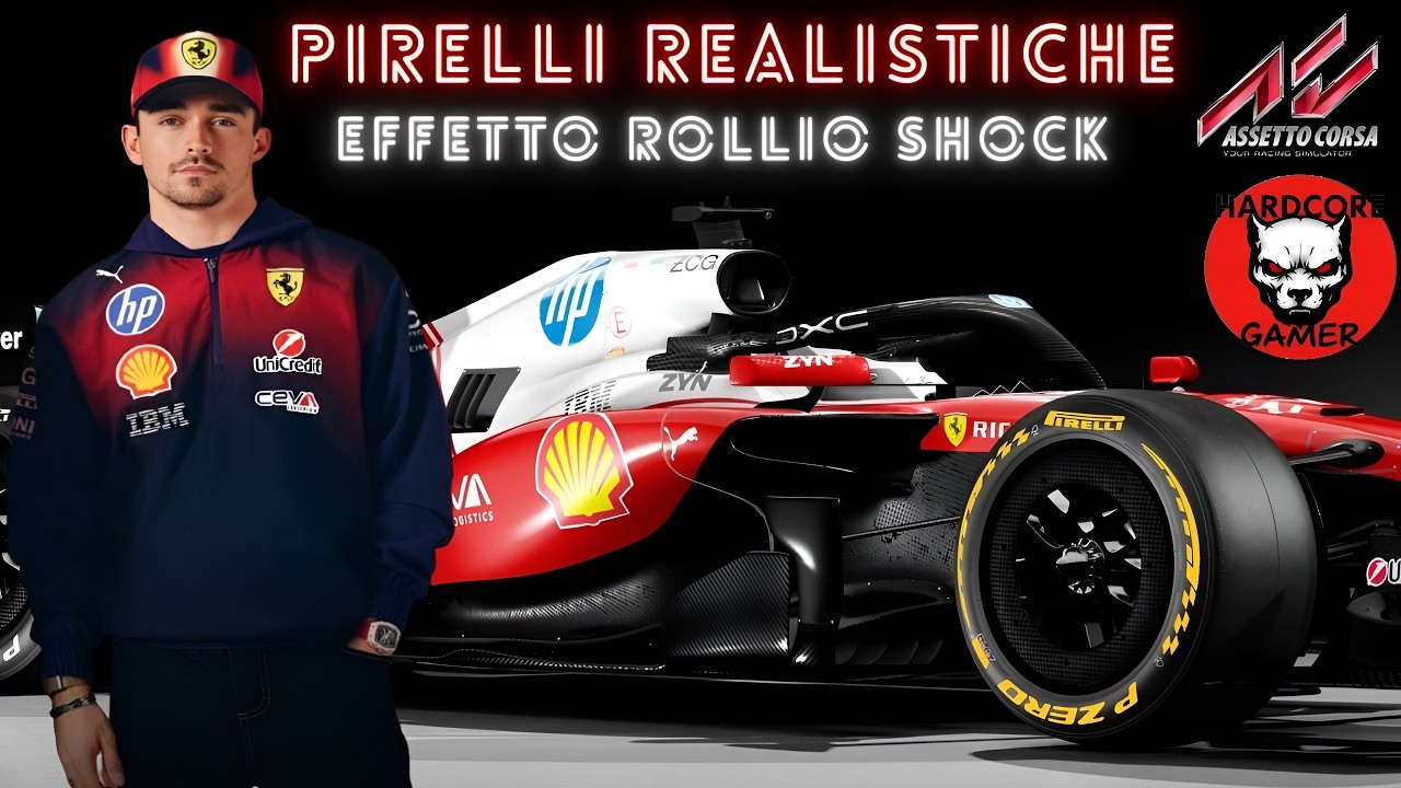 😱 LECLERC IN CINA: IL REALISMO È FOLLE! Texture Pirelli 2026! 😱#HARDCOREGAMER #F12026 #SF26