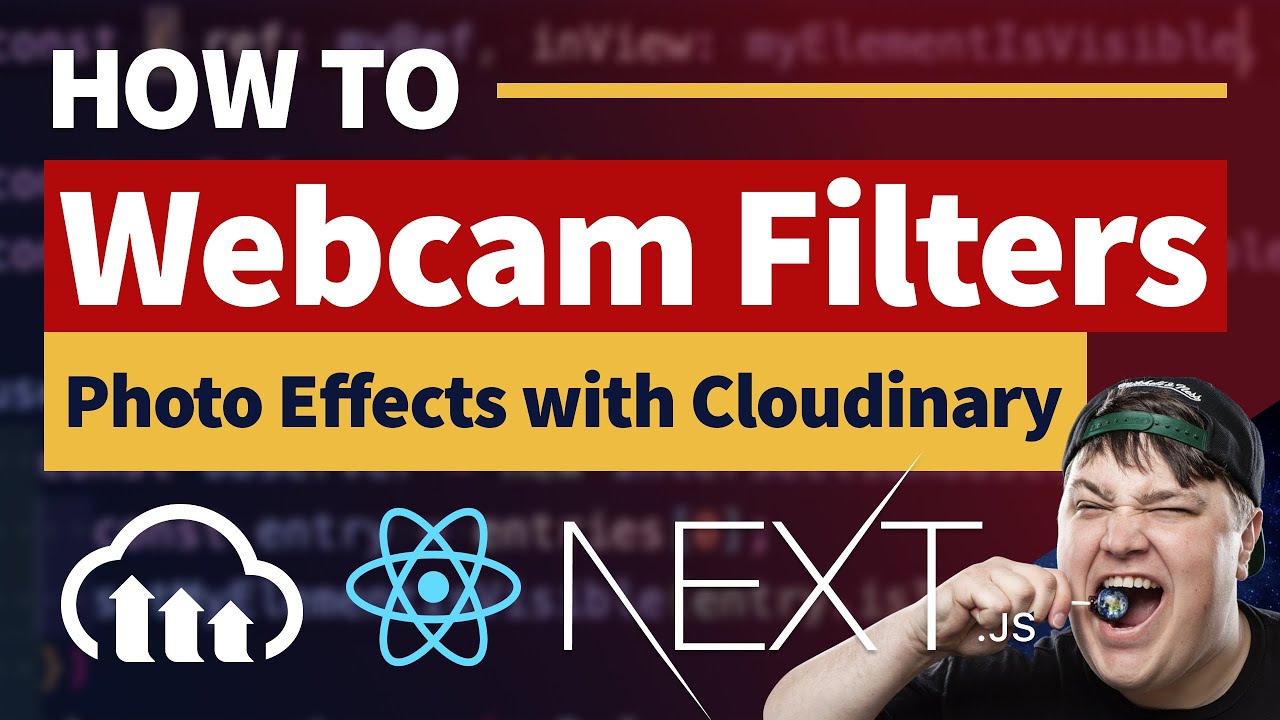 Webcam Photo Filters & Effects in React with Cloudinary