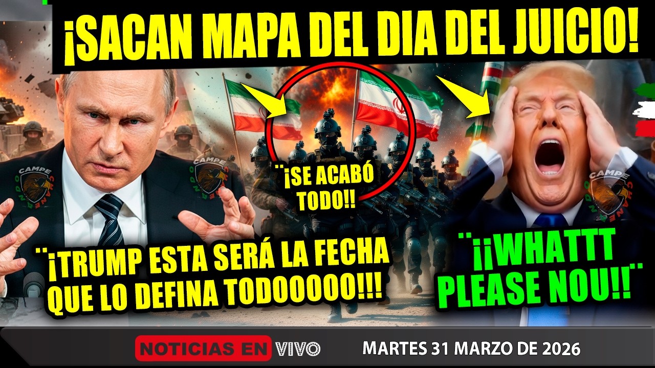 IRAN &iexcl;SACA MAPA DEL DIA DEL JUICIO! RUSIA LE ADVIRTI&Oacute; A TRUMP &iexcl;M&Eacute;XICO EN ALERTA ESTA MADRUGADA!
