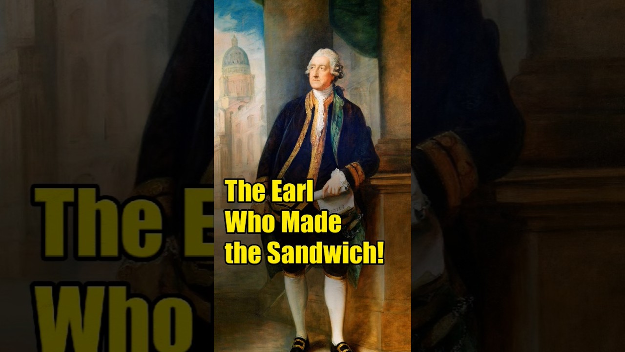 The Earl Who Invented the Sandwich! 🥪🎴 #FoodFacts #History #Sandwich