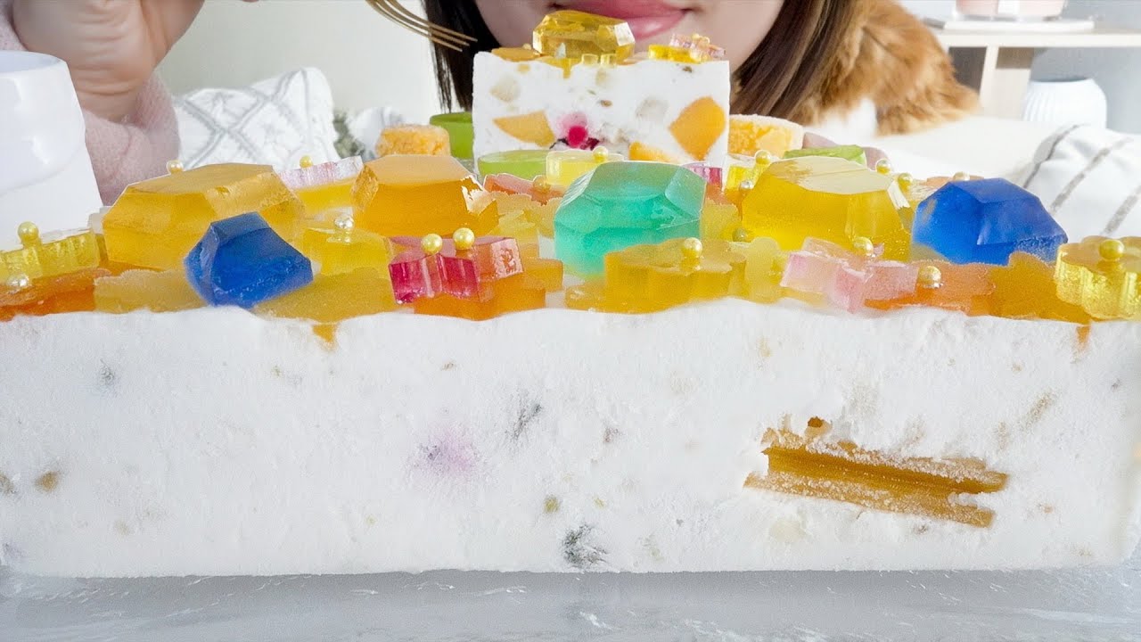 【咀嚼音】宝石のカッサータを食べたら夏が溢れてた【ASMR/EATINGSOUNDS】