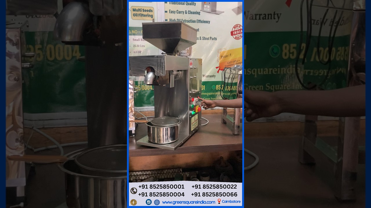 Coconut Oil Extraction Machine Running Video & Training Video | kerala customer visit