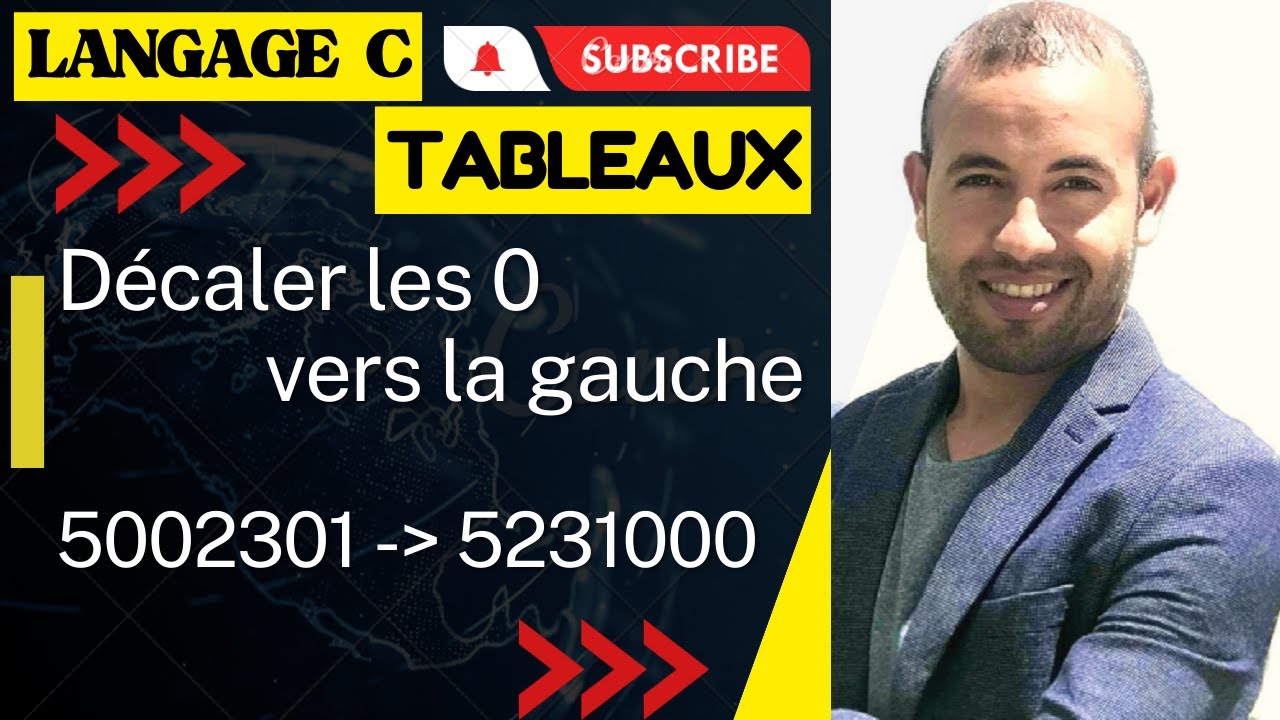 Algorithme qui permet d'éliminer les éléments nuls dans un vecteur en translatant vers la gauche.
