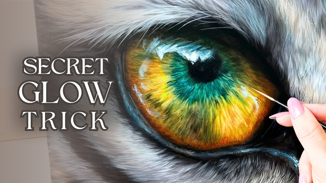 This Painting Trick Makes Eyes GLOW