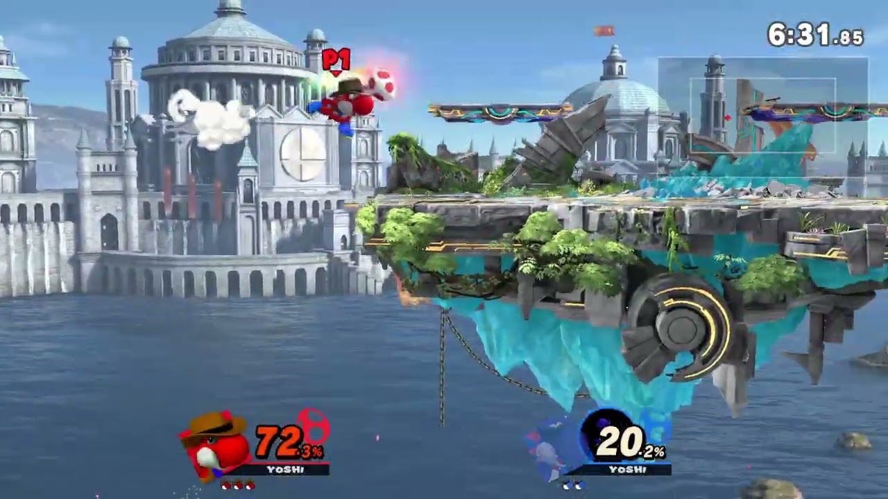 Always remember to footstool Yoshi 