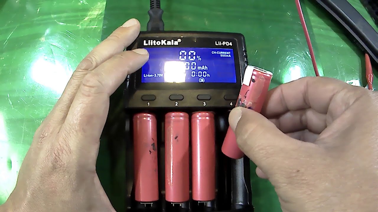 LII PD4  LIITOKALA Cargador de celdas de litio