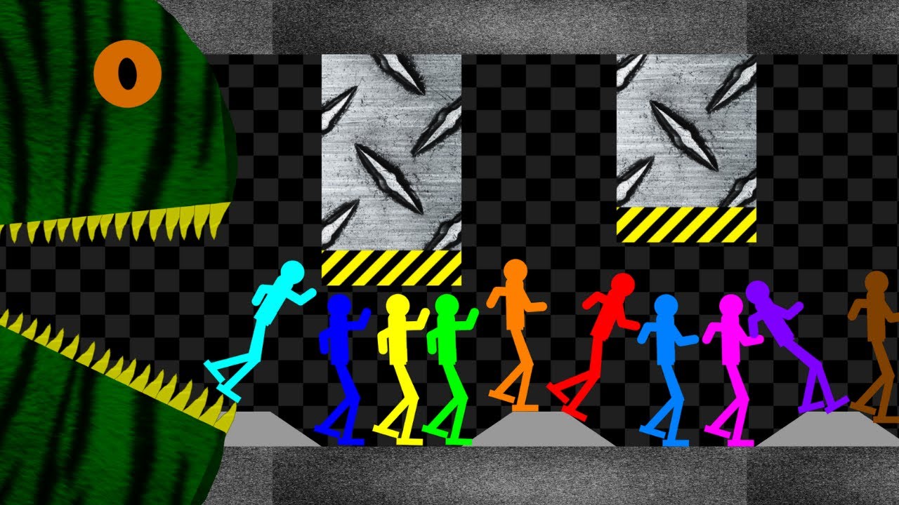 Survival Stickman Race - Escape From Monster