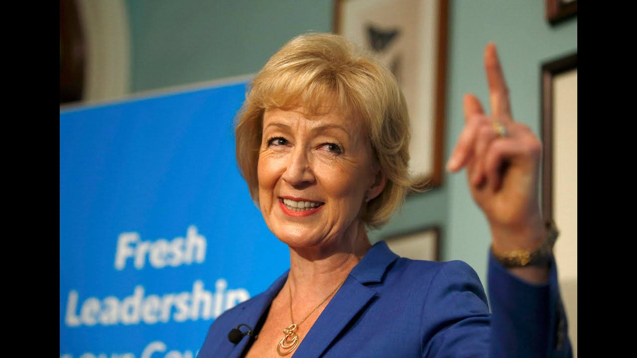 Andrea Leadsom launches leadership bid - video