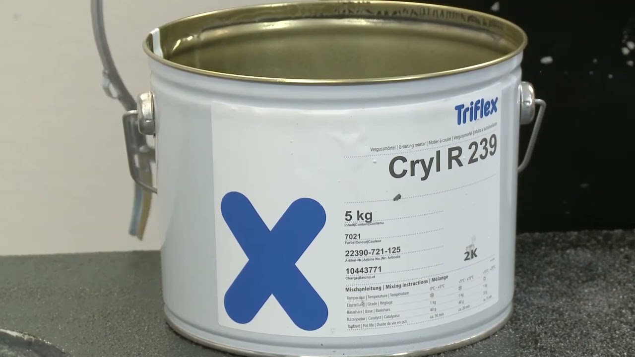 Triflex Cryl R 239 – Herstel van randen van putdeksels