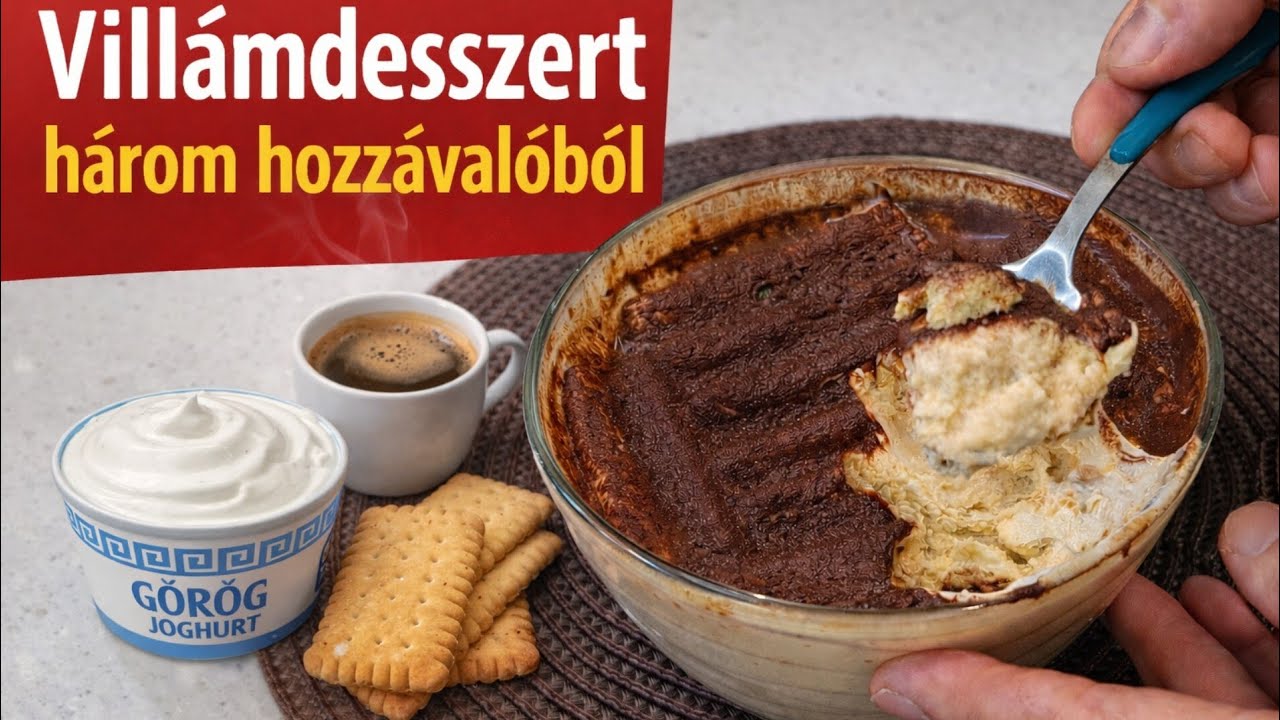 Vill&aacute;mdesszert 3 hozz&aacute;val&oacute;b&oacute;l.