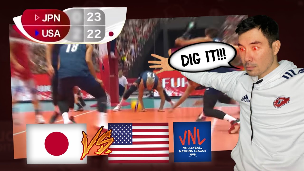 Team USA Libero Reacts to USA vs. Japan 2018 VNL