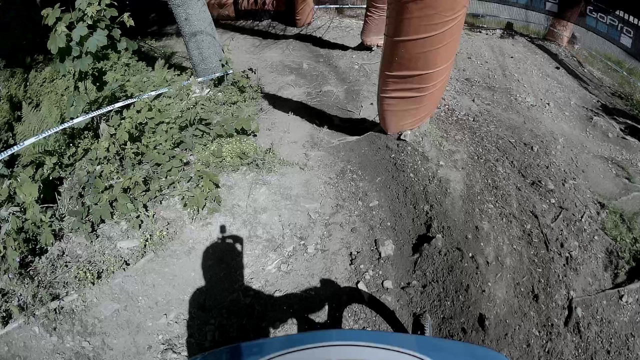 Phil Atwill hardtail hauling in Leogang