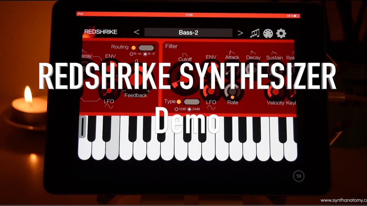 iceGear Instruments Redshrike Synthesizer Demo