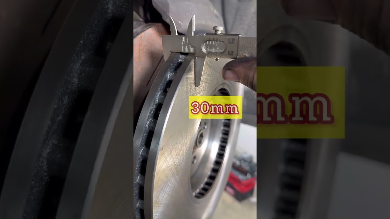 Brake Rotor Resurfacing vs Replacing measuring discard thickness New vs Used vs turning on Lathe