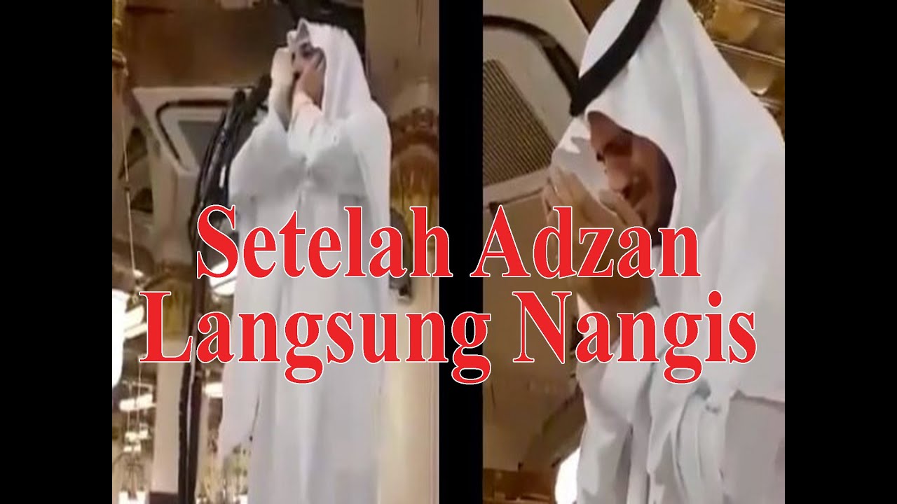 Debut Muazin Baru Masjid Nabawi Muhammed Marwan Diwarnai Isak Tangis dan Sujud Syukur