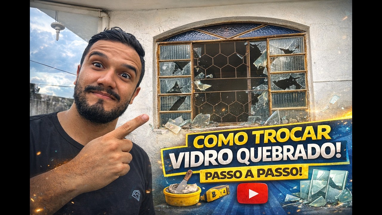 Como Trocar Vidro Quebrado Da Sua Casa