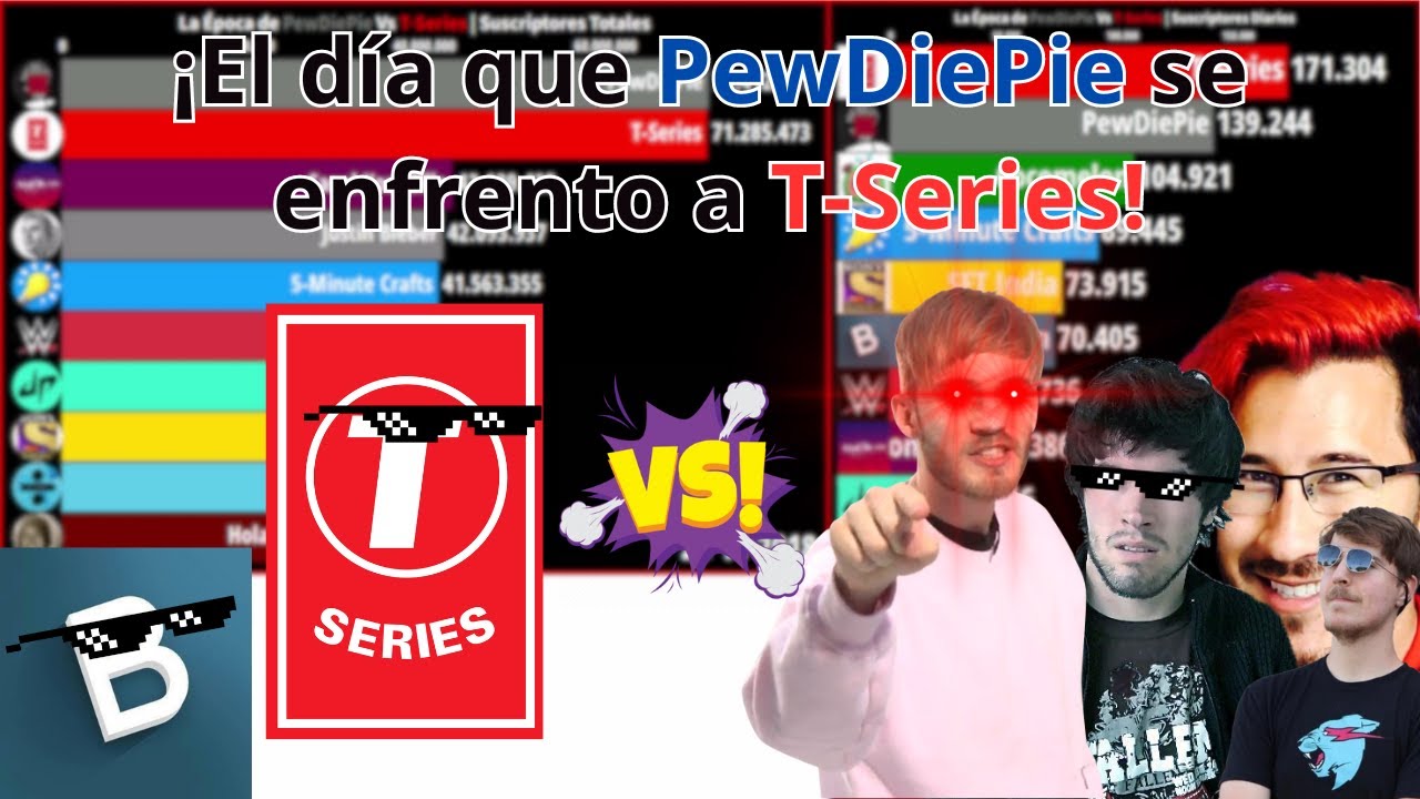 El día que PewDiePie se enfrento a T-Series