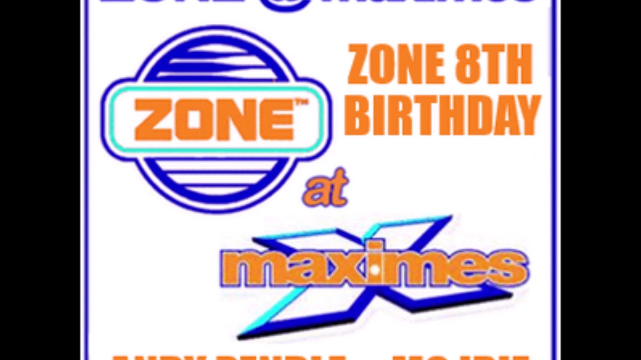 Zone 8th Birthday Maximes 1999 Andy Pendle with MC Irie