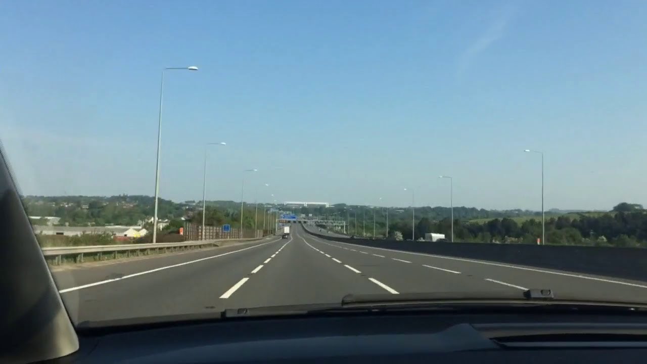 Scenic Drive in UK | English Countryside | M1-A1(M) Motorway | London - Middlesbrough | Road Trip