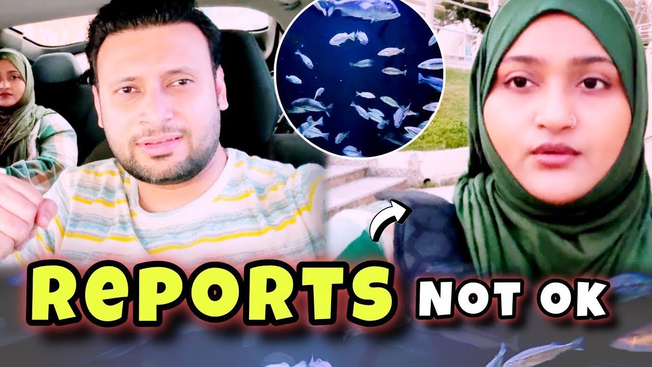 Zoya’s Blood Test Reports 🙁 | Uplanned Day Out 😊 | Sharjah Aquarium 🐟 & Museum 🛳️