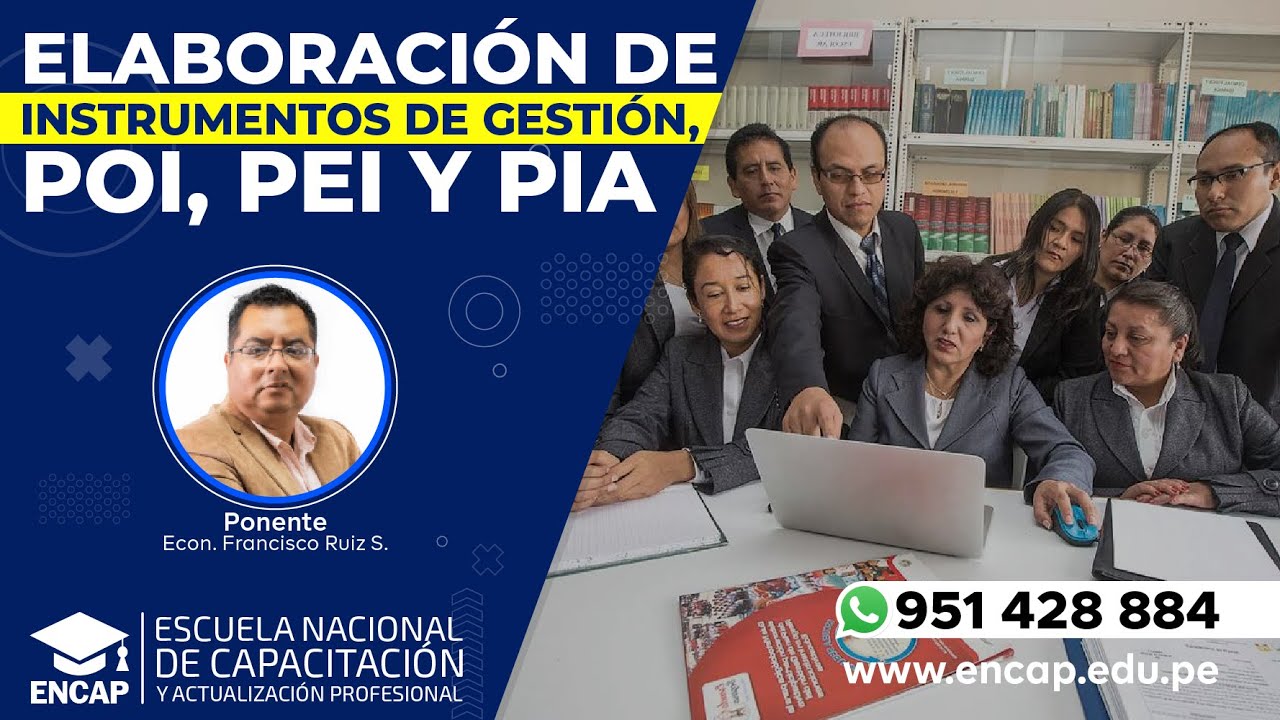 CURSO: ELABORACIÓN DE INSTRUMENTOS DE GESTIÓN POI, PEI Y PIA - 2025