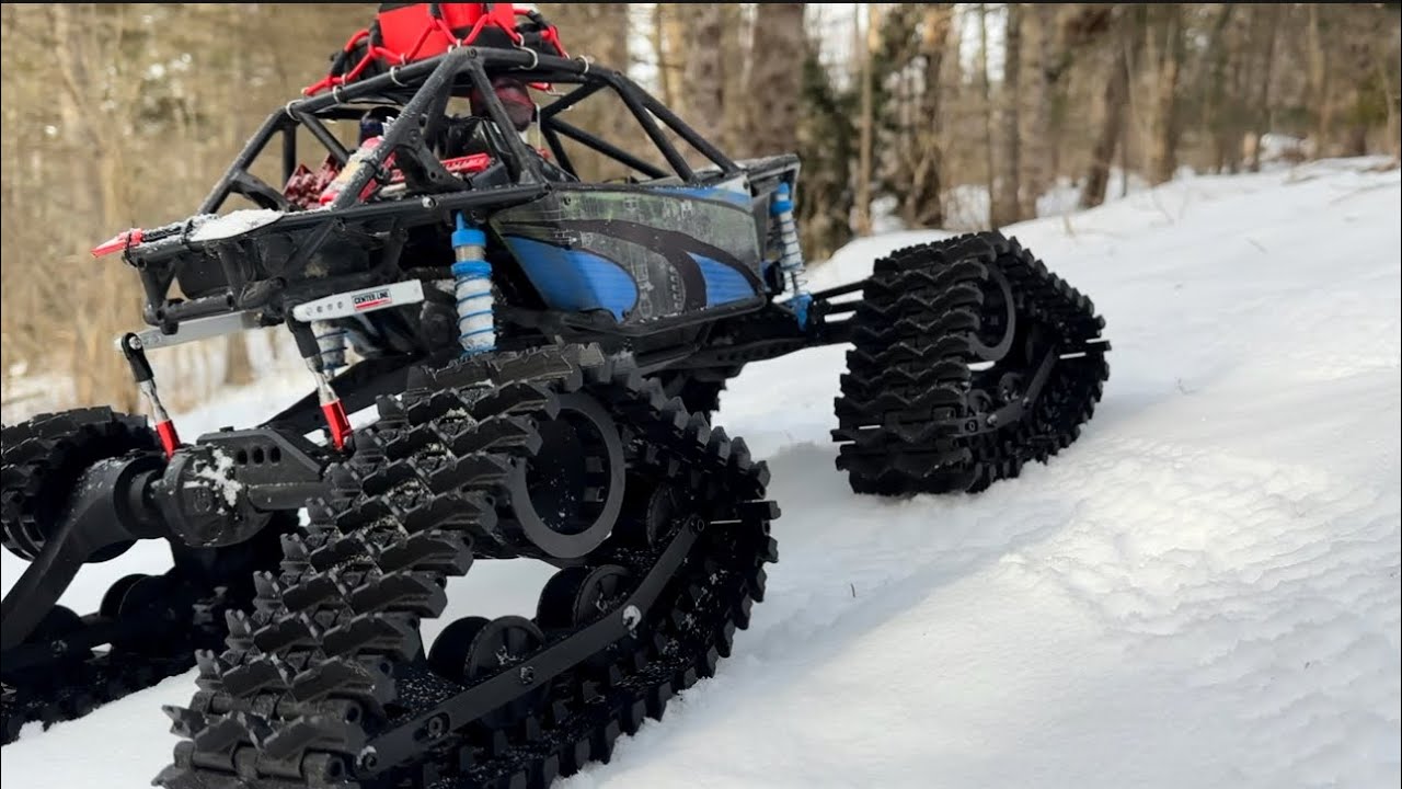 First run with the 3D Printed Tracks ! 