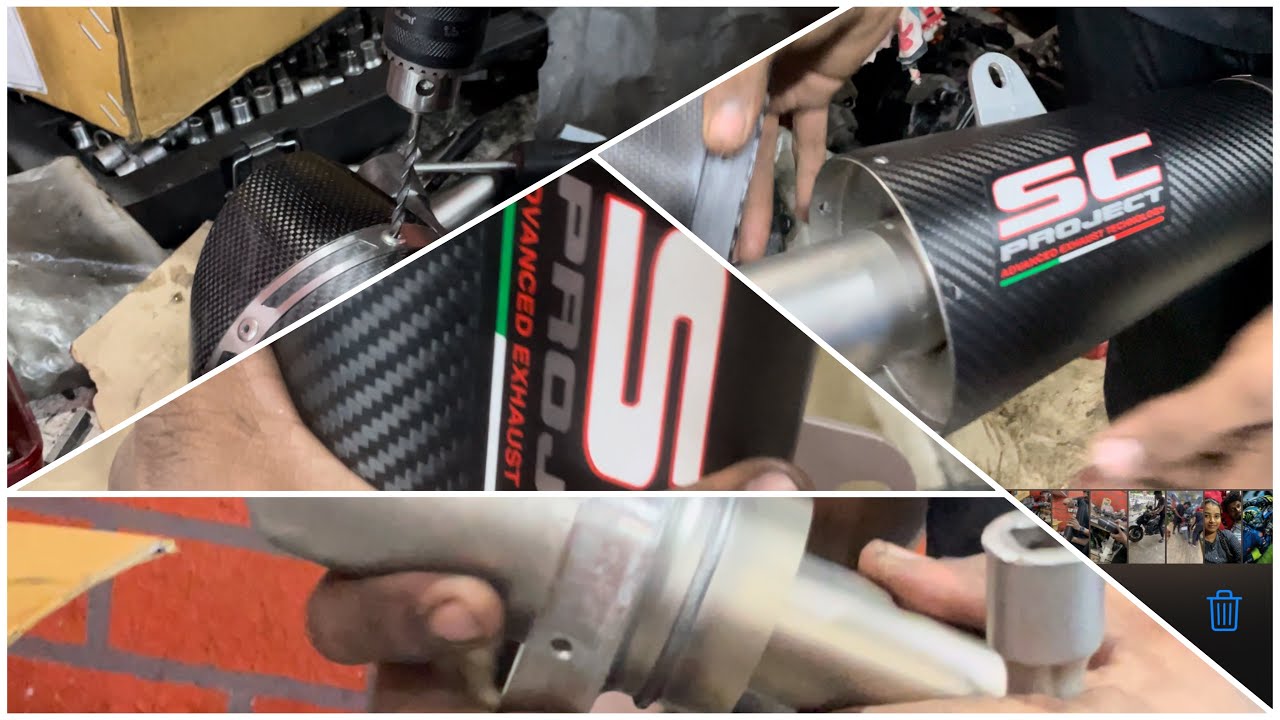 How to make loud exhaust. Remove db killer in sc project , super bike exhaust