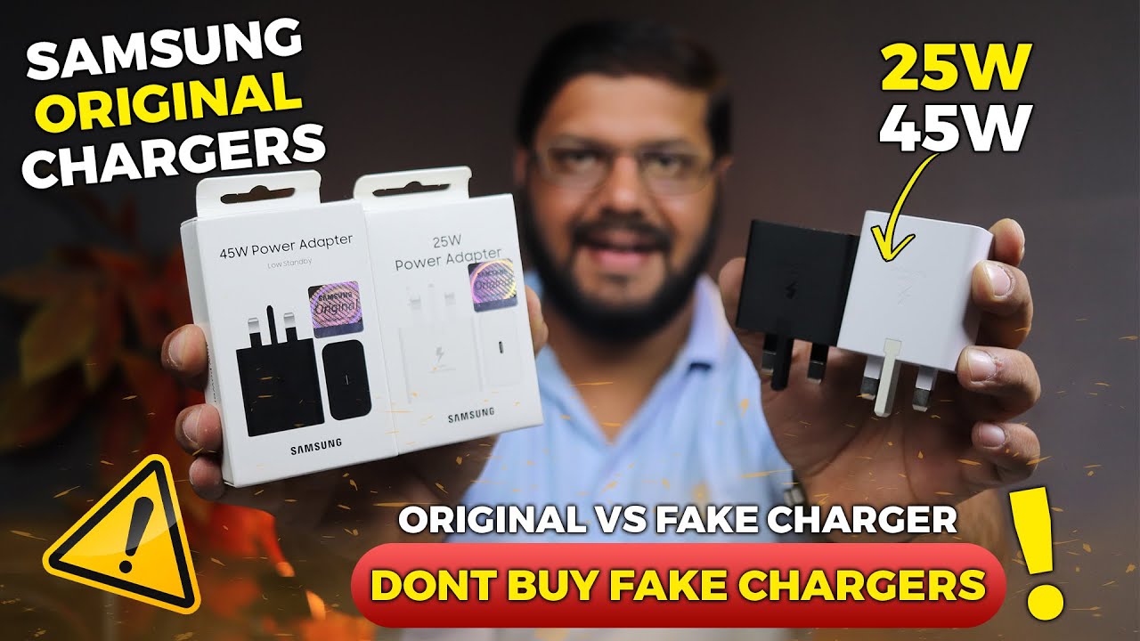 ⚡ Samsung 25W vs 45W Original Charger vs Fake | Original Charger Pehchanne Ka Asli Tarika!