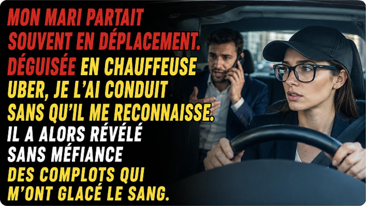 💥 D&Eacute;GUIS&Eacute;E EN CHAUFFEUSE UBER, J&rsquo;AI D&Eacute;COUVERT SUR-LE-CHAMP LE TERRIBLE SECRET DE MON MARI 😱