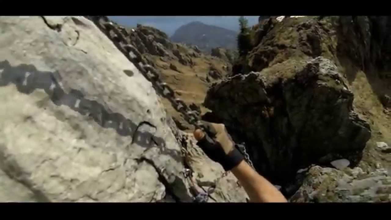 Via ferrata Centenario Cao (Monte Grona) Gopro HD
