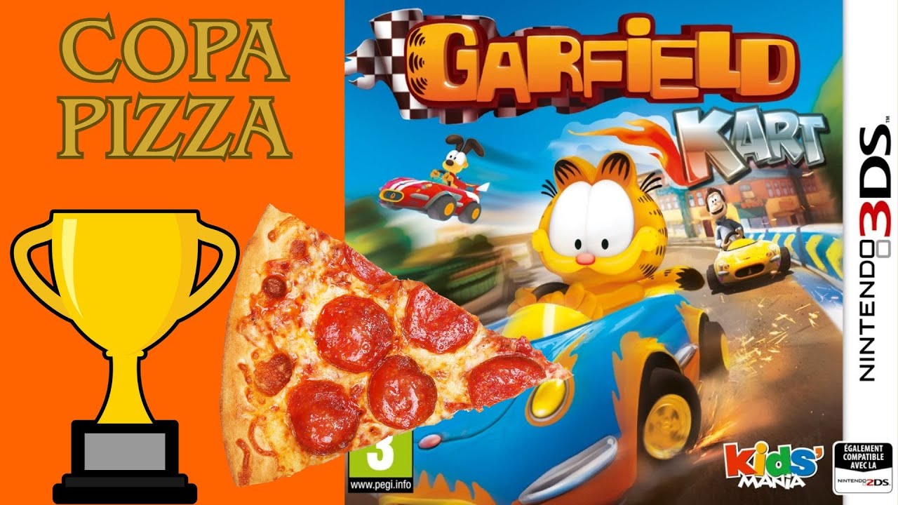 Copa Pizza 100 cc - Garfield Kart 3DS