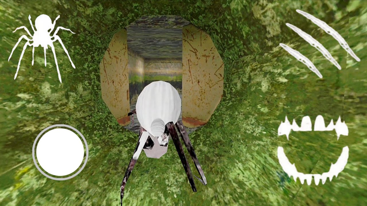 Playing as spider mom in granny house escape / granny mod menu 