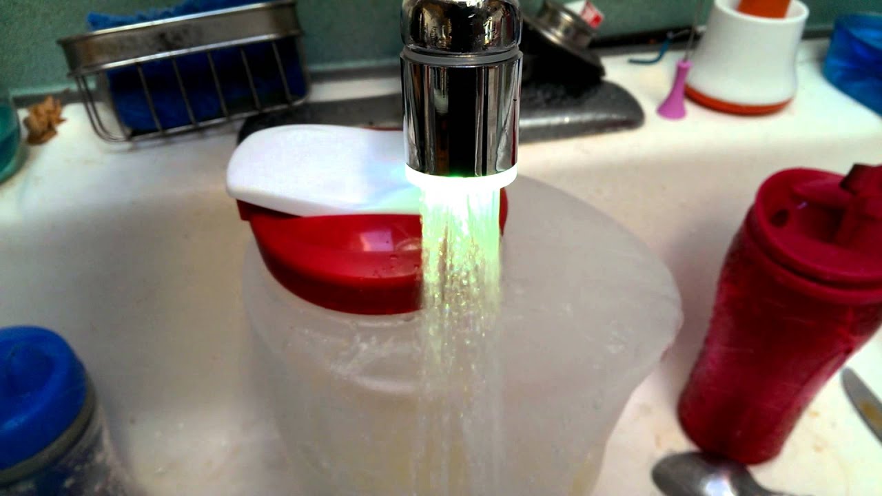 Color changing LED faucet tap from Banggood.com